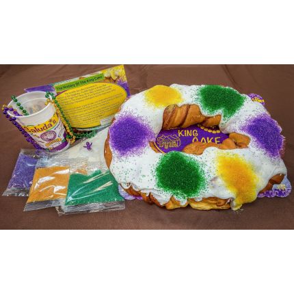 Traditional Mardi Gras King Cake